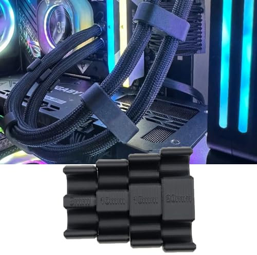 4 Pieces Set CPU Liquid Coolers Tube Combs for Tube Diameter Up to 11mm/0.43inch for Aio Radiator Tubes Comb for CORSAIR (20mm)