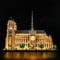 Kyglaring LED Beleuchtungsset für Lego Architektur Notre-Dame de Paris 21061 Set,