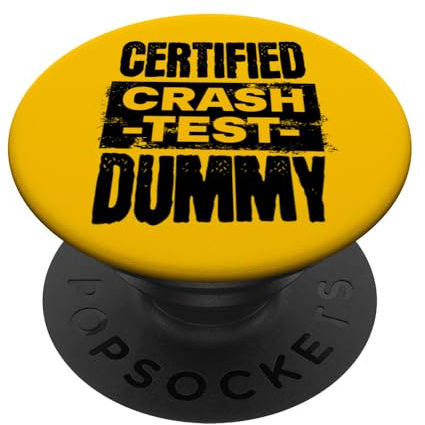 Zertifizierter Crashtest-Dummy! Autounfall-Unfall-Wiederherstellung PopSockets mit austauschbarem PopGrip
