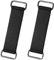 Hirificing 2 x Gummibandgurte, Batteriekasten, Spanngurt, dehnbarer Akku-Spanngurt, fester Gurt, Halter, Mopedgurt mit Metallschnallen, für ATV, Roller, Motorrad, Zubehör, Teile, Schwarz
