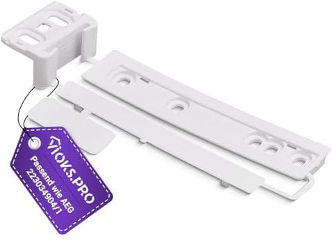 Viоks.pro, set di montaggio per porta a traino per frigorifero AEG 223034904/1, set di montaggio per porta a traino, per frigorifero, frigorifero da incasso, porta a traino, congelatore