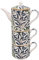 The Leonardo Collection William Morris Willow Bough Tea for Two | Ceramic Teapot and Cup Set | Beautiful Gift for Home and Office | Stylish Printed Teapot