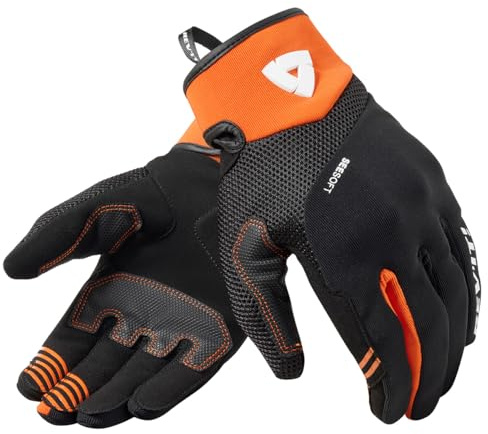 Revit Endo Motorrad Handschuhe, schwarz/orange, M