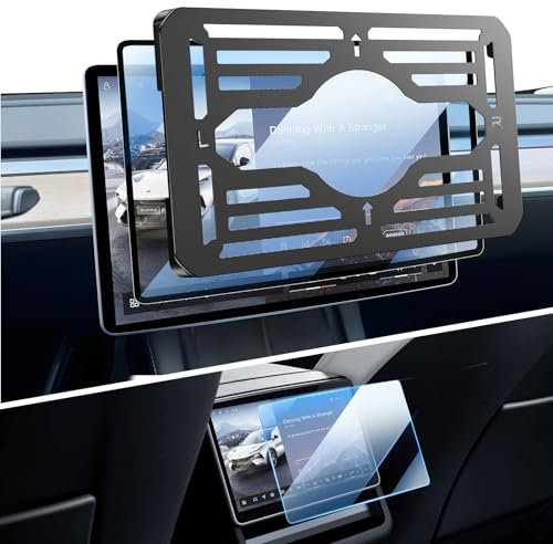 LANGBEAN Tesla Model Y Juniper Protecteur Ecran Mat [Anti-Reflets & Anti-Traces de Doigts], 9H Verre Trempé pour Model 3 Highland, 15,4 + 8 Film Protection d'Écran Avant et Arrière [2 Pièces]