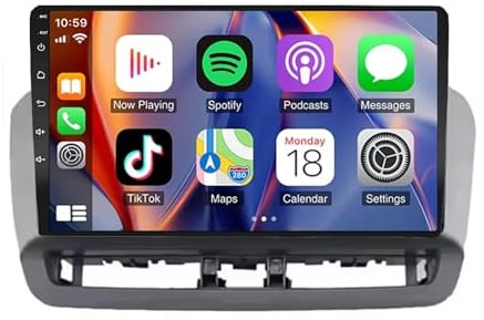 Radio para Automóvil con GPS para Seat Ibiza 6j 2012-2015 Android 15 9 Pulgadas Portátil de Pantalla de Coche Lien Miroir para, 8 Core 4G+64G