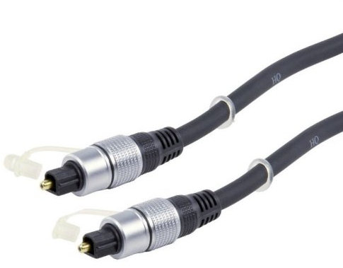 Dexlan Cordon fibre optique Toslink OR 1,8 m