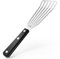 MIU France Spatule Inox Cuisine - 28cm Résistant à la chaleur Tourneur à fente pour La Cuisson du Poisson, de la viande, des œufs - Spatule Cuisine Inox avec poignée solide en ABS - Spatule Poisson