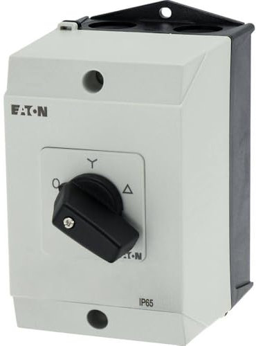 Eaton 207195 STERN-Dreieck-Schalter, Kontakte: 8, 32 A, Frontschild: 0-Y-D, 60 Grad, Rastend, Aufbau