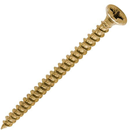 Timco SDF456_P Vis à bois plaqué zinc, 40060SOLOC