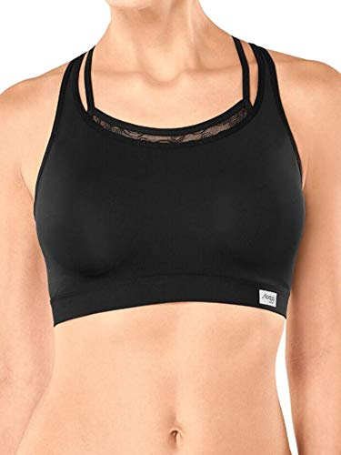 Sloggi Damen Sport-BH Women Move Flex P, Schwarz (Black 0004), Gr. 70C