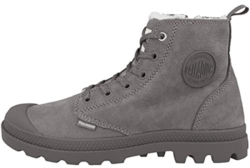 Palladium Pampa Hi Zip Wl Bottines pour femme, rose, pointure 41 EU - Gris - P63-cloudburst, 37.5 EU