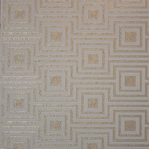 Arthouse Modena Rose Gold Wallpaper 901807 - Heavyweight Vinyl Geometric Square