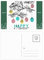Happy Ostern Religion Festival Egg Bird Good Luck Postkarten-Set Karte Postkarte Seite Postkarte