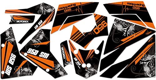 race-styles Aufkleber kompatibel mit KTM 950 Supermoto| Factory DEKOR Decals KIT Aufkleber Graphics