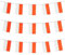 Polen Flagge Polnische Flagge, kleine Schnur Polen Flaggen Mini Polnische Flaggen Banner, verwendet für Party, Schule, Sportveranstaltungen, patriotische Festivaldekorationen