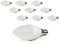 10er Pack, Dimmbar LED Kerze 7W E14, Flimmerfrei IC-Driver, tagesweiß 4000K