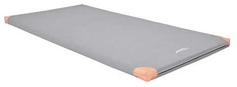Grevinga® Sonderedition Turnmatte in GRAU | 200 x 100 x 6 cm | RG 80 | mit Lederecken