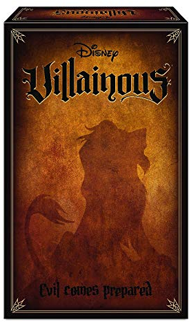 Ravensburger Disney,Villainous Evil Comes Prepared, Strategiespiel, 2-3 Spieler, Altersempfehlung 10+, Brettspiel, italienische Version.