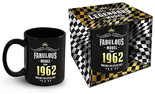 Bombo Tasse d'anniversaire avec année de naissance 1962