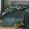 Laurence Llewelyn-Bowen - Parure de lit en Velours Vert Bouteille - 260 x 220 cm - 2 taies d'oreiller - Toucher Doux - Designer - Parure de lit de Luxe Vert - Literie en Velours Vert foncé