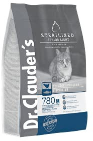 DR.CLAUDER'S - High Premium Sterilised/Senior/Light | Trockenfutter für sterilisierte, ältere oder übergewichtige Katzen. Weizenfreies Alleinfutter im Beutel | 1,5kg Geflügel&Fisch