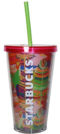 Starbucks Tumbler Cold Cup Indian Sommer Edition Kaltgetränke Becher wiederverwendbar