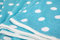 Aqua Clean Kristall Reinigungstücher im Pünktchen-Design 8tlg. neu (Blau), ca. 40cm x 40cm