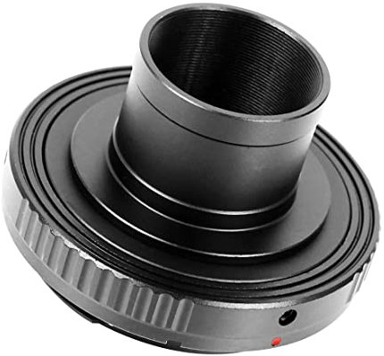 FEICHAO Camera Head Adapter 1.25 T Ring Mount Kit for SLR Camera Photography Equipment Accessories (Compatible with C·a·n·o·n EOS)
