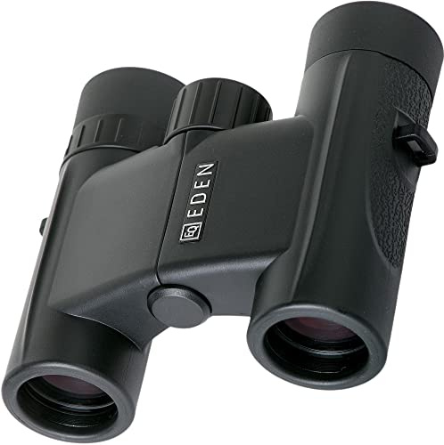 Eden Fernglas HD 10 x 25 EQA105 Sehr Kompaktes Fernglas für Erwachsene, Vogelbeobachtung und Outdoor, Inklusive Tragegurt und Tragetasche