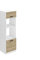 BELINI | Meuble de Rangement pour Micro-Onde I Armoire de Cuisine avec 2 Portes I Meuble Cuisine 57,6 x 60 x 204 cm I Etagere Micro Ondes | Couleur: chêne Sonoma