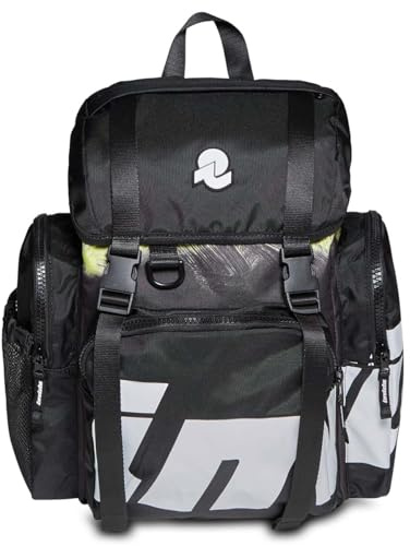 Invicta Zaino, URBAN X, Nero, Tasca porta pc fino a 14'', Lavoro e Tempo Libero, Ufficio, Tessuto ECO Material, 25LT, per Uomo e Donna