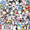 100 PCS Cute Kawaii Penguin Stickers, Scrapbook Journal Planner Water Bottle Laptop Phone Luggage Case Computer Animal Stickers,Vinyl Waterproof Aesthetic DIY Stickers for Girls Children Adults