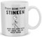 22Feels Papa Tasse Deine Fürze Stinken, Aber - Vater Geschenk zum Geburtstag, Weihnachten, Vatertag, Kaffeetasse für Männer, Haferl