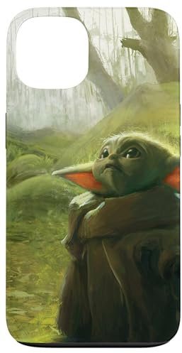 Hülle für iPhone 13 Star Wars Der Mandalorianer Das Kind Grogu im Wald Kunst