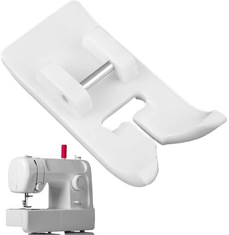 Pied en Téflon pour Machine à Coudre, Pied de Biche Machine a Coudre, Pied de Presseur de Téflon de Zigzag Anti-Adhésif, Pied de Presseur de Téflon pour Singer, Brother 7301P