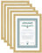 IDEAL TREND 2er 3er 5er 10er Pack Dokument Bilderrahmen 21x29,7 DIN A4 Urkunde Foto Rahmen: Farbe: 5er Pack Natur