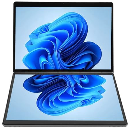 Yunseity 13.5 Inch Laptop, Quad Core Touch Screen Laptop for Business 2.5K (GB Plug DDR5 16G+256G)