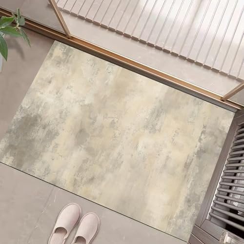 COSKTIARL Home Fußmatte Abstrakt 80x120cm – rutschfeste für Innen, Graues Graffiti Fußabtreter Haustür Home Matte für Eingangsbereich & überdachten Außenbereich