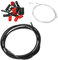MUELODSIC Universal Brake Cable Set 1 Wire Tube 1 Front Rear Inner Cable 6 Cable Caps 2 s Shape Buckles 4 Derailleur Line Caps Random Style