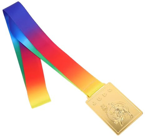 KOMBIUDA Medaille Für Kampfsport Metall-auszeichnungsmedaillen Gold-Finish Für Kinder Und Studenten Halsband