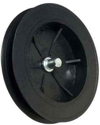 IdeaGenesis Rollladenscheibe mit Zapfen für Bänder von 14 mm | Rollladenscheibe für Achsen 40 mm | Scheibe mit Metalldorn | Ersatzteile und Ersatzteile (Band 14 mm mit Zapfen, 140 x 40)