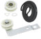 Efficient 661570 279640 W10837240 Poulie de sécheuse compatible avec plusieurs modèles de sèche-linge