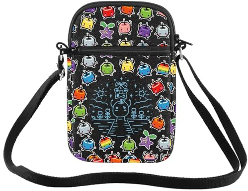 PLITI Gaming-Umhängetasche, Geschenk für Videospiel-Liebhaber, Junimo, Waldgeist, Stardew-Spiel-inspiriertes Geschenk, gemütliches Gamer-Merchandise-Produkt