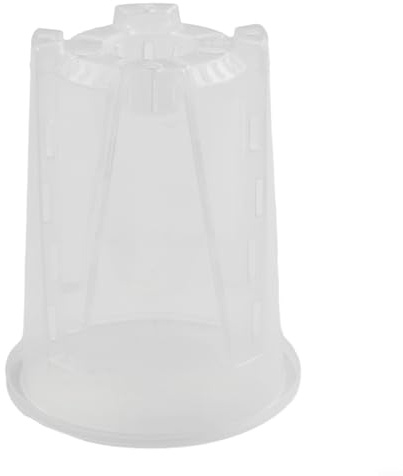 babominimer Pot à orchidée en plastique transparent avec trous pour plantes grasses, orchidées et plantes d'intérieur en 10 cm, 12 cm, 14 cm, 16 cm