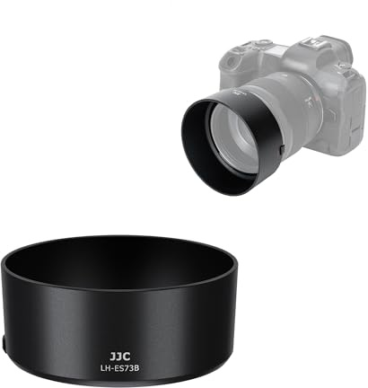 JJC Paraluce a baionetta per obiettivo Canon RF 45 mm F1,2 STM | Sostituisce Can. ES-73B, scherma la luce diffusa, antiriflesso opaco, adatto per filtri e tappi da 67 mm, memoria reversibile