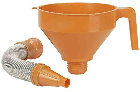 Embudo de plástico con boquilla Flexible, 6 cm de diámetro