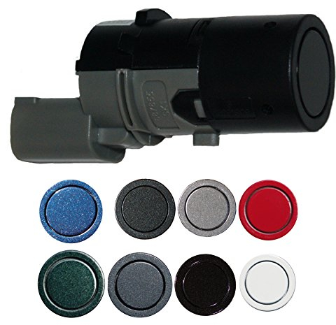 Parksensor PDC Wagenfarbe für BMW 5er E39 Facelift Ab Bj 09/2001 Limousine incl. M5 / M-Paket HINTEN (M354 Titan-Silber)