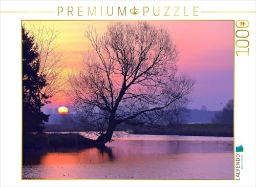 CALVENDO Puzzle Tageserwachen an der Hamme | 1000 Teile Lege-Größe 64 x 48 cm Foto-Puzzle für glückliche Stunden
