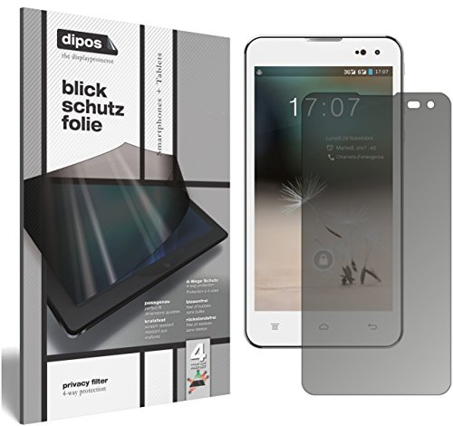 dipos I Privacy Filter compatible with Hisense HS-U971AE Screen Protector Anti-Spy 4-Way Protection