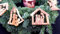 Baumschmuck 10 Stück im Set Christbaumschmuck Weihnachtsbaumschmuck Weihnachtsbaumanhänger Christbaumkugeln Natur braun Holz Holzhänger Holzanhänger Olivenholz